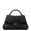 packshot-front_daily-bag-noir.png Polène Mokki Edition Textured Black