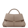 packshot-front_daily-bag-taupe.png Polène Mokki Edition Textured Taupe