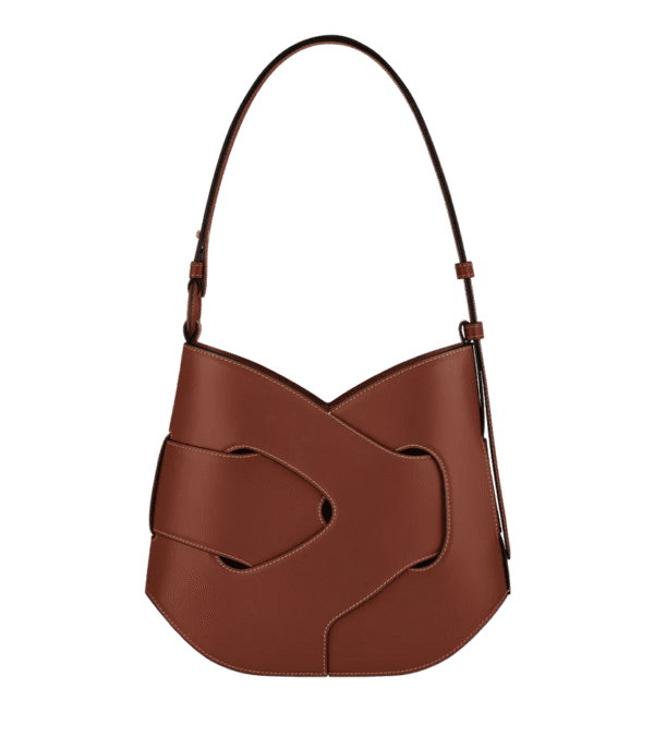 Polène Nodde Hobo Edition Smooth Cognac