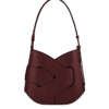 packshot-front_nodde-hobo-cremisi.png Polène Nodde Hobo Edition Smooth Black Cherry
