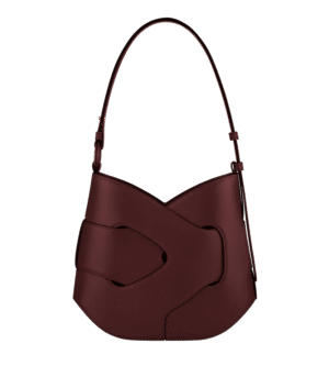 packshot-front_nodde-hobo-cremisi.png Polène Nodde Hobo Edition Smooth Black Cherry