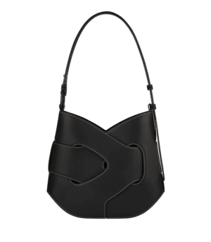packshot-front_nodde-hobo-noir.png Polène Nodde Hobo Edition Smooth Black