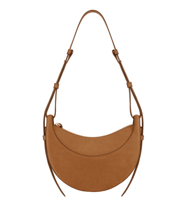 packshot-front_numero-dix-canelle-croco-nubuck.png Polène Numéro Dix Edition Crocodile Nubuck Cinnamon