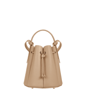 packshot-front_numero-huit-mini-beige-grain.png Polène Numéro Huit Mini Edition Textured Beige