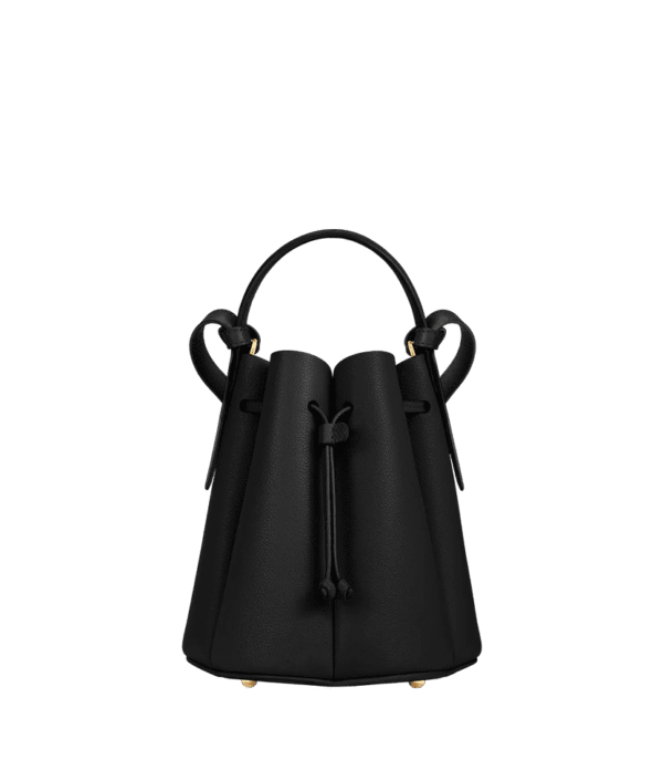 packshot-front_numero-huit-mini-noir-grain.png Polène Numéro Sept Edition Textured Black