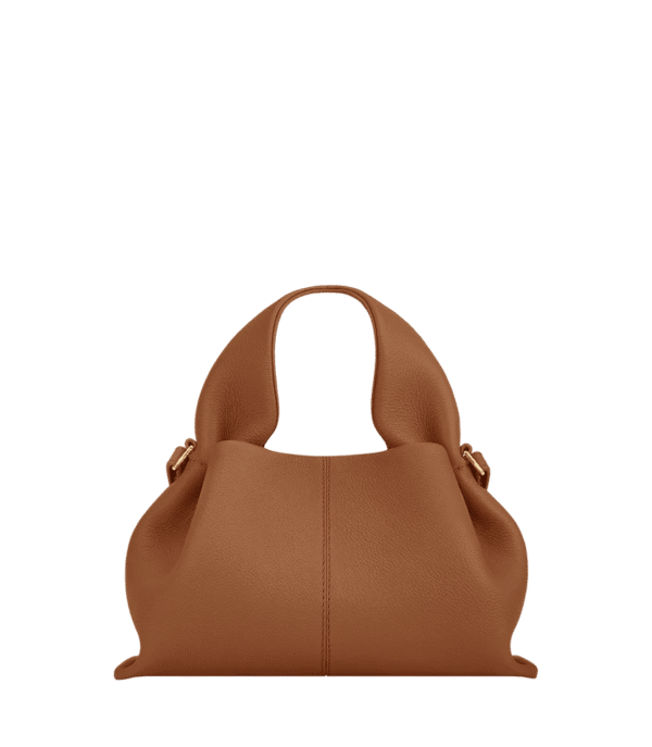 packshot-front_numero-neuf-mini-camel-grain.png Polène Numéro Neuf Mini Edition Textured Camel