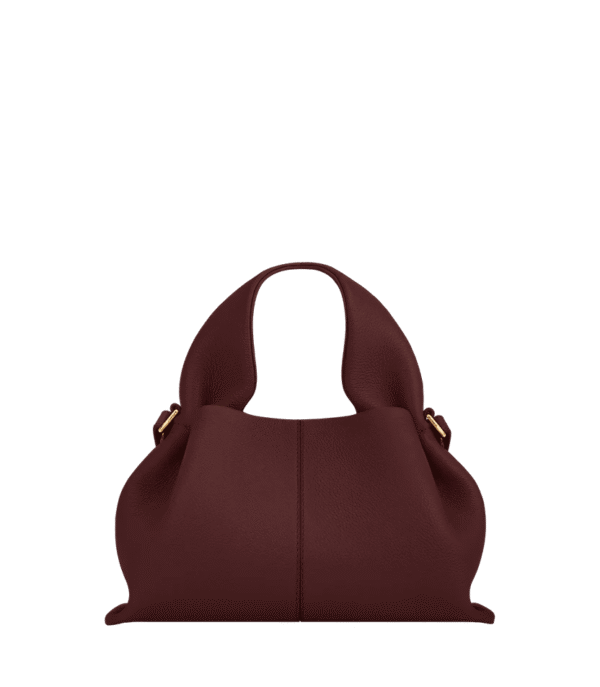 packshot-front_numero-neuf-mini-cerise-noire-grain_d45e6e1e-498c-4e03-95b4-e727ca51df08.png Polène Nodde Hobo Edition Smooth Black Cherry