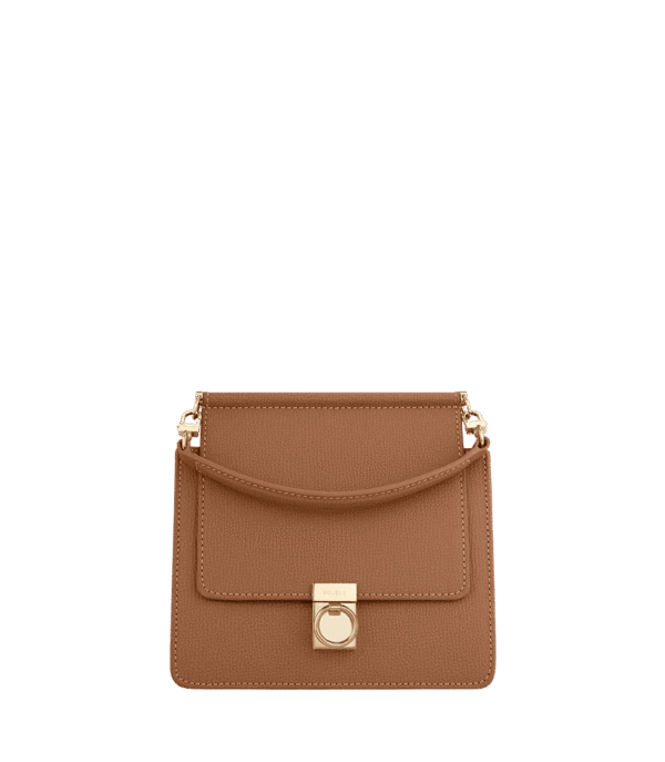 packshot-front_numero-sept-mini-camel-grain.png Polène Numéro Sept Mini Edition Textured Camel