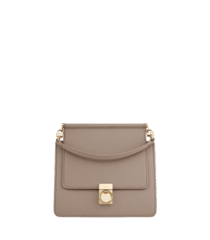 packshot-front_numero-sept-mini-taupe-grain.png Polène Numéro Sept Mini Edition Textured Taupe