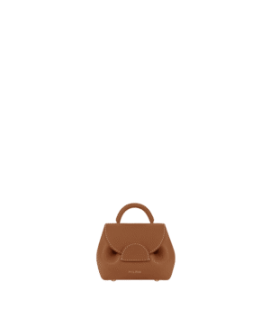 packshot-front_numero-un-micro-camel-grain.png Polène Numéro Un Micro Edition Textured Camel