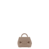 packshot-front_numero-un-micro-taupe-grain.png Polène Numéro Un Micro Edition Textured Taupe