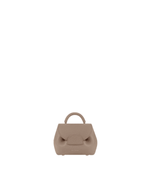 packshot-front_numero-un-micro-taupe-grain.png Polène Numéro Un Micro Edition Textured Taupe