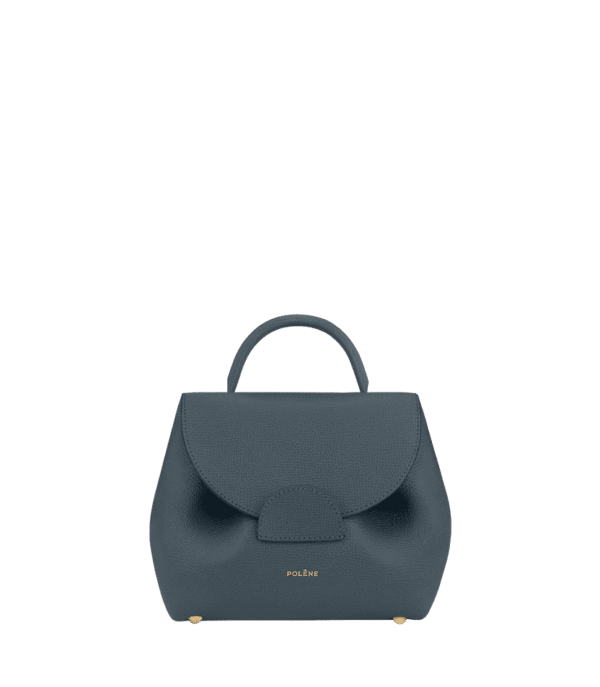 packshot-front_numero-un-nano-bleu-minuit-grain.png Polène Numéro Un Nano Edition Textured Midnight Blue