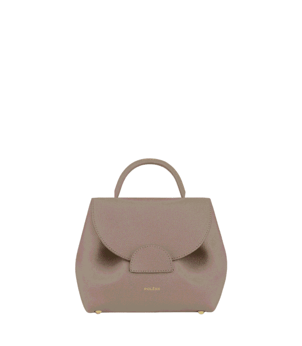 packshot-front_numero-un-nano-taupe-grain.png Polène Numéro Un Nano Edition Textured Taupe