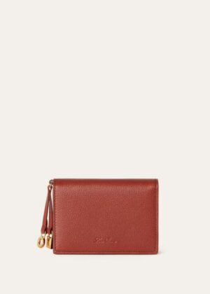Loro Piana Extra Bifold Card Holder Grained Calfskin