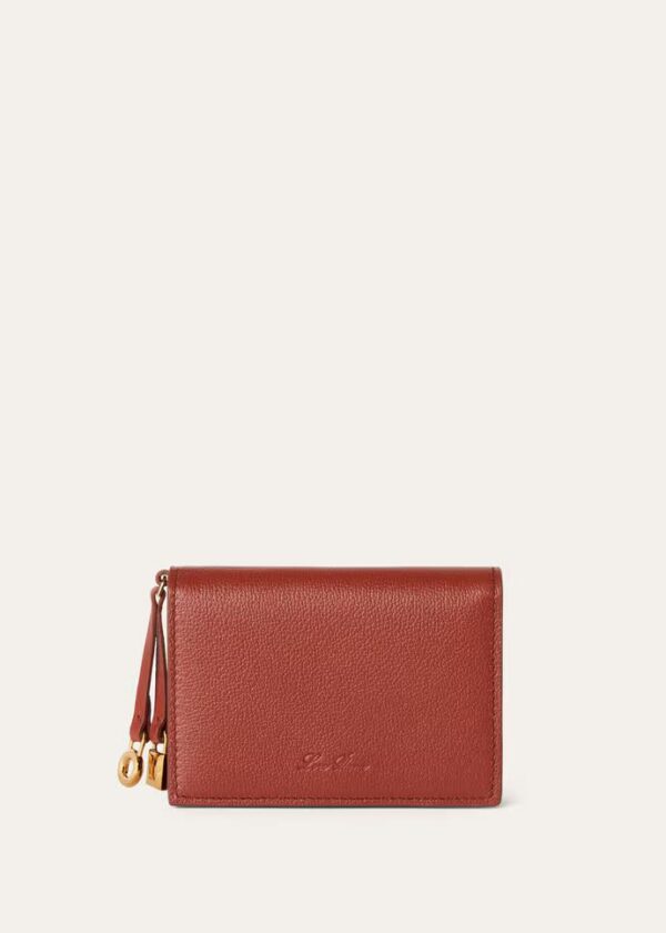 q_6f5502d5-a0b5-43c0-81fa-1ac60c08953c.jpg Loro Piana Extra Bifold Card Holder Grained Calfskin
