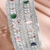 rubans-rhodium-plated-multicolor-cubic-zirconia-studded-premium-bangles-bangles-bracelets-1127509958.jpg Rubans Rhodium-Plated Multicolor Cubic Zirconia Studded Premium Bangles