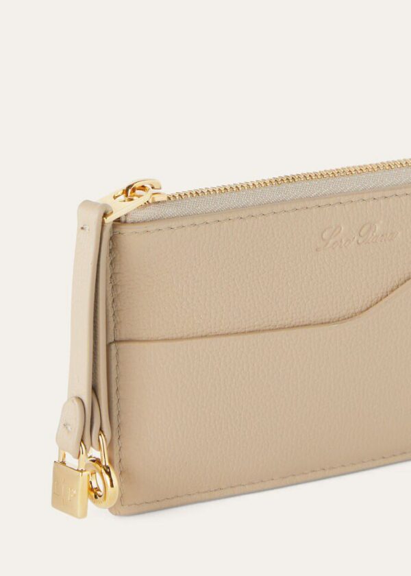 sdf_3c065e2c-e703-4da1-997f-1c9386933e3a.jpg Loro Piana Extra Pouch Card Holder Grained Calfskin