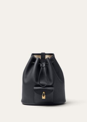 sdfs.jpg Loro Piana Extra Drawstring backpack L27 Calfskin
