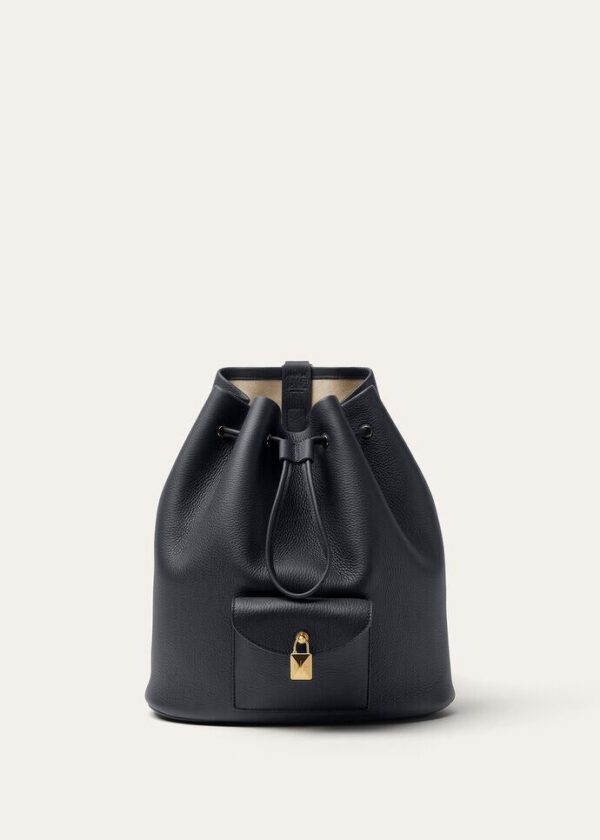 sdfs.jpg Loro Piana Extra Drawstring backpack L27 Calfskin