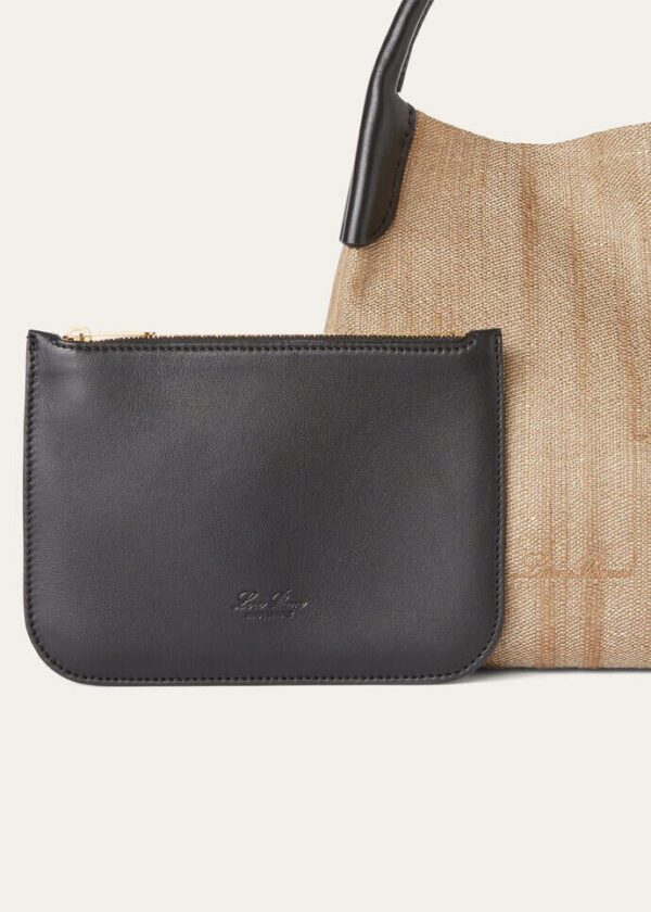 sdq.jpg Loro Piana Small Bale bag Hemp, Silk