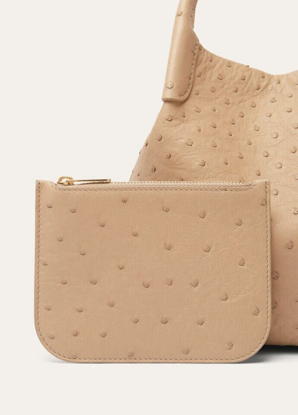 Loro Piana Small Bale bag Ostrich Leather