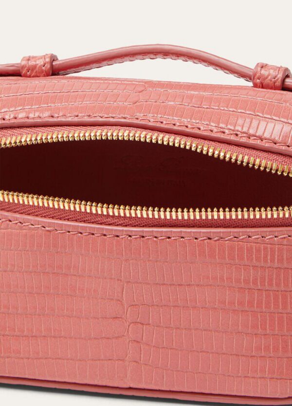 Loro Piana Extra Pocket Charm Lizard Leather
