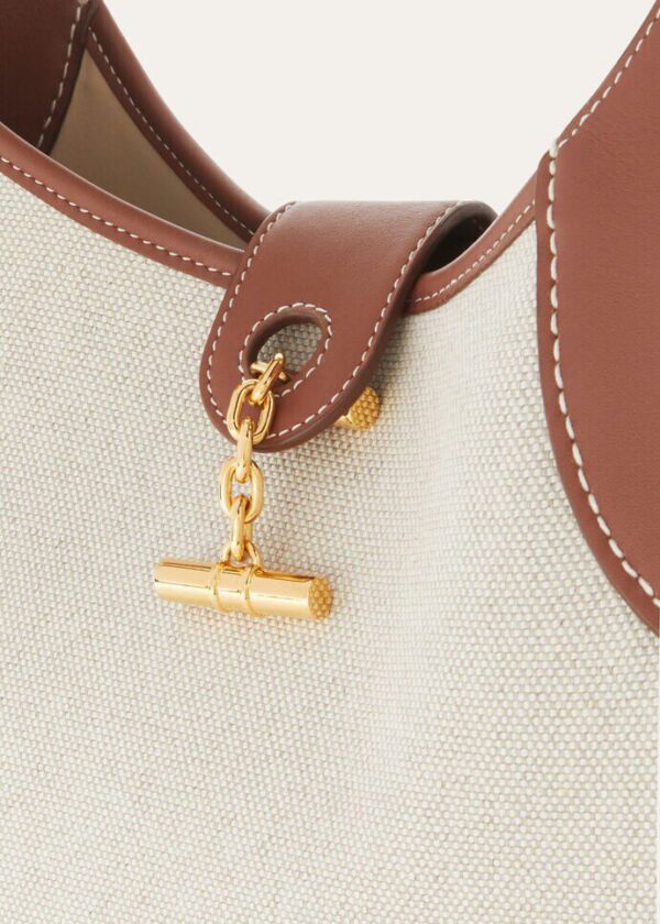 we_4e9a3542-f9ca-489a-9f3c-f0a0607fa3ef.jpg Loro Piana Medium Bobbin bag Cotton, Linen