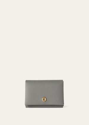 Loro Piana Ghiera Card Holder Textured Calfskin