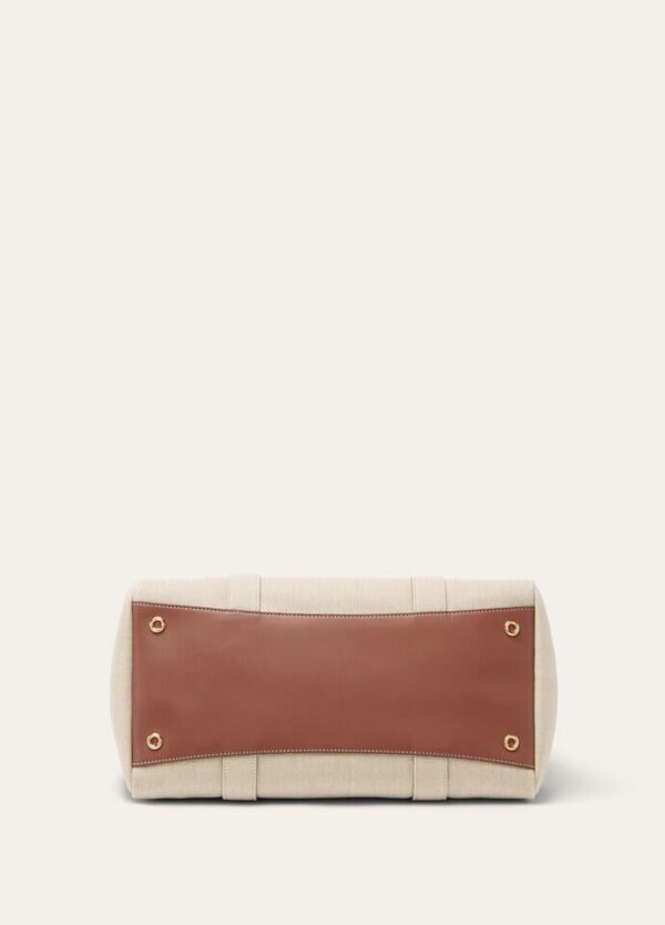 www_c398e73d-a972-4dca-a61e-aede86476efa.jpg Loro Piana Loom bag L37 Cotton, Linen