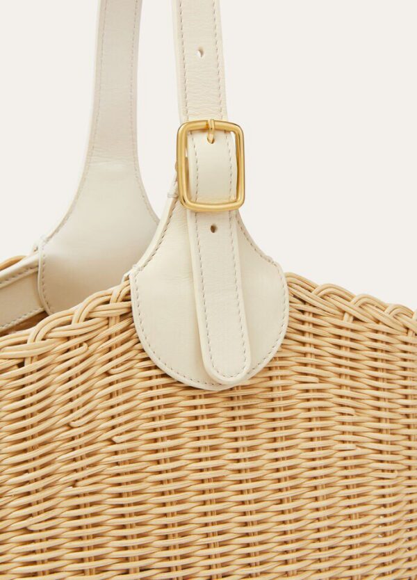 Loro Piana Bobbin Bucket bag wicker Wicker