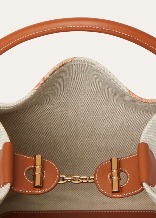 x_cc7ff765-e61b-454d-b679-66bb487f1963.jpg Loro Piana Large Bale bag Cotton, Linen, Calfskin