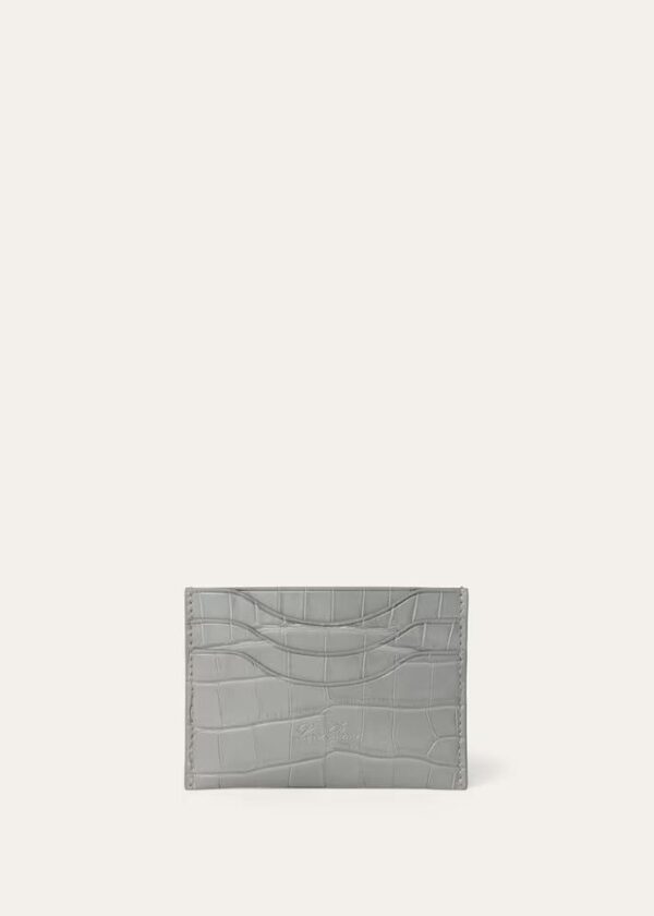Loro Piana Extra Card Holder Alligator Leather