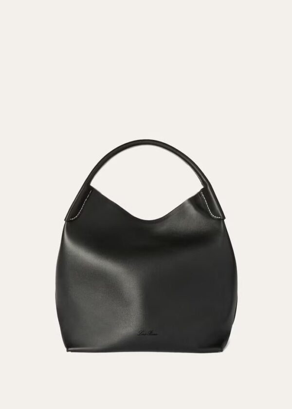 xvxcvxcv.jpg Loro Piana Large Bale bag Smooth Calfskin