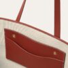 z_f20e2c2f-38de-4ed8-a938-3a9bcfdb5e57.jpg Loro Piana Laguna Shopper bag Cotton, Linen, Calfskin