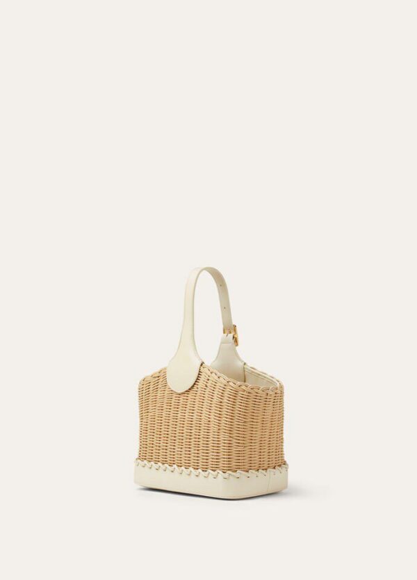 Loro Piana Bobbin Bucket bag wicker Wicker