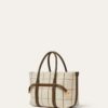 Loro Piana Ghiera Shopper Small Linen
