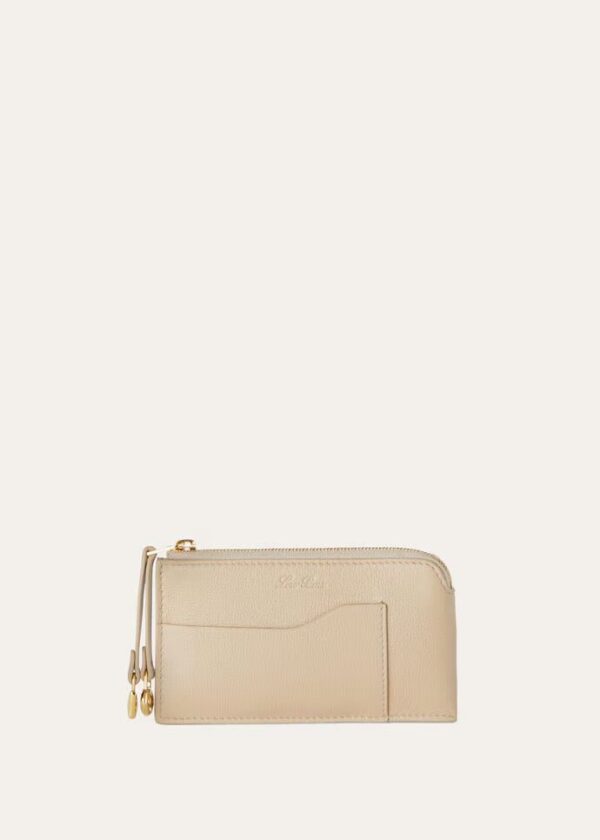 zz_c8e22b32-a5bb-4d8d-91c2-ece75937f2e6.jpg Loro Piana Extra Pouch Card Holder Grained Calfskin