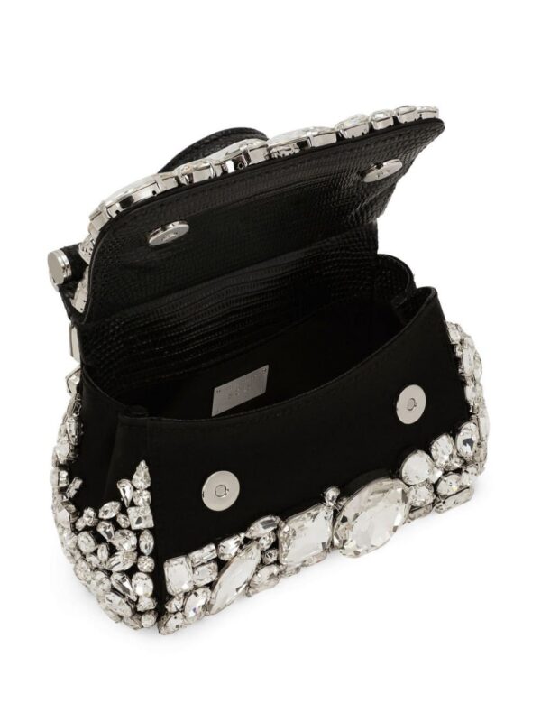 22017203_51969144_1000.jpg Dolce & Gabbana mini Sicily crystal-embellished tote bag