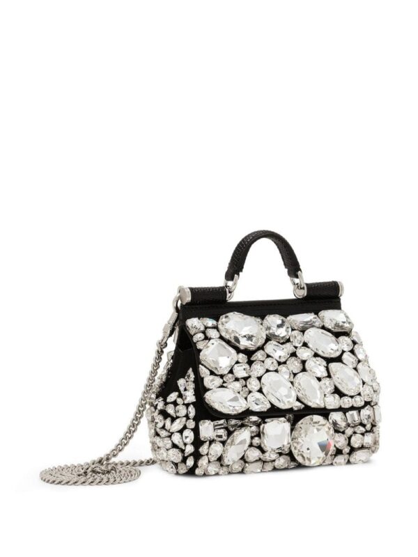 22017203_51969148_1000.jpg Dolce & Gabbana mini Sicily crystal-embellished tote bag