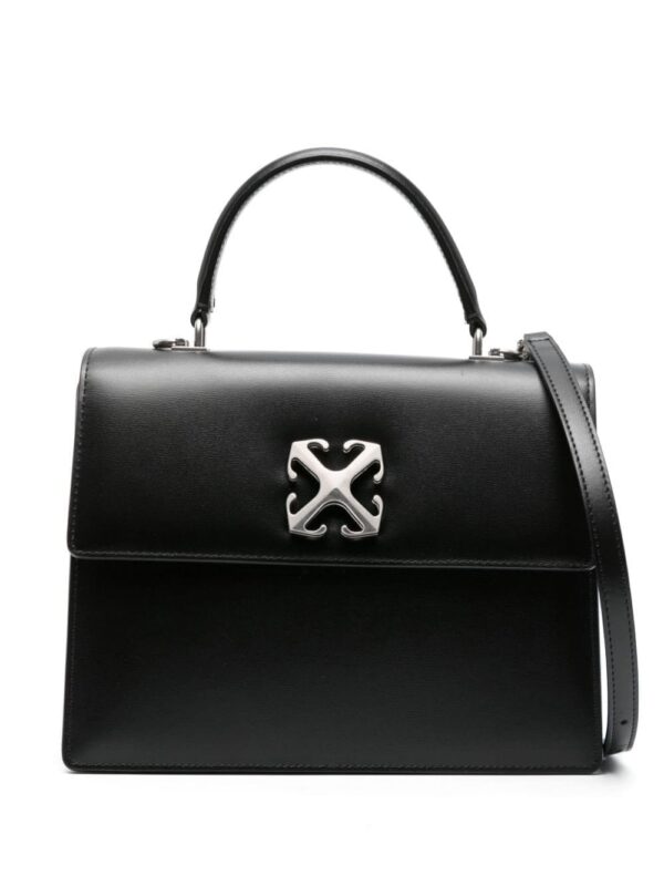 Off-White Jitney logo-plaque tote bag