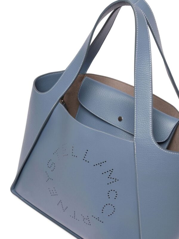 22052057_51930226_1000.jpg Stella McCartney perforate-logo faux-leather tote bag