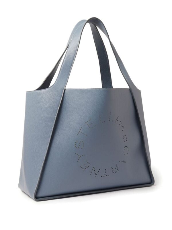 22052057_51930231_1000.jpg Stella McCartney perforate-logo faux-leather tote bag