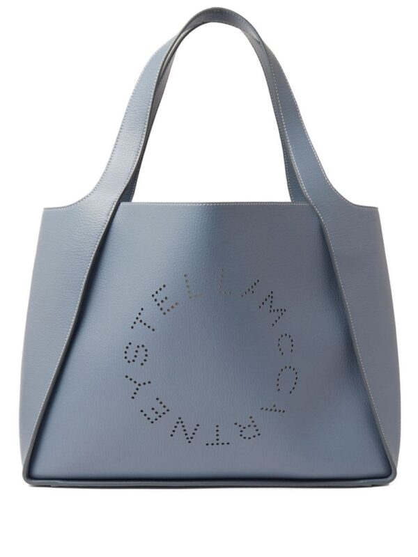 22052057_51930235_1000.jpg Stella McCartney perforate-logo faux-leather tote bag