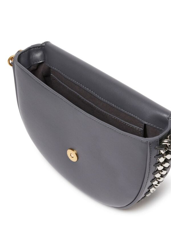 22052128_52101519_1000.jpg Stella McCartney medium Frayme logo-charm shoulder bag