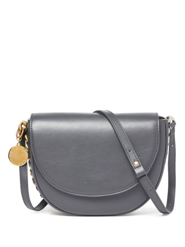 22052128_52101549_1000.jpg Stella McCartney medium Frayme logo-charm shoulder bag