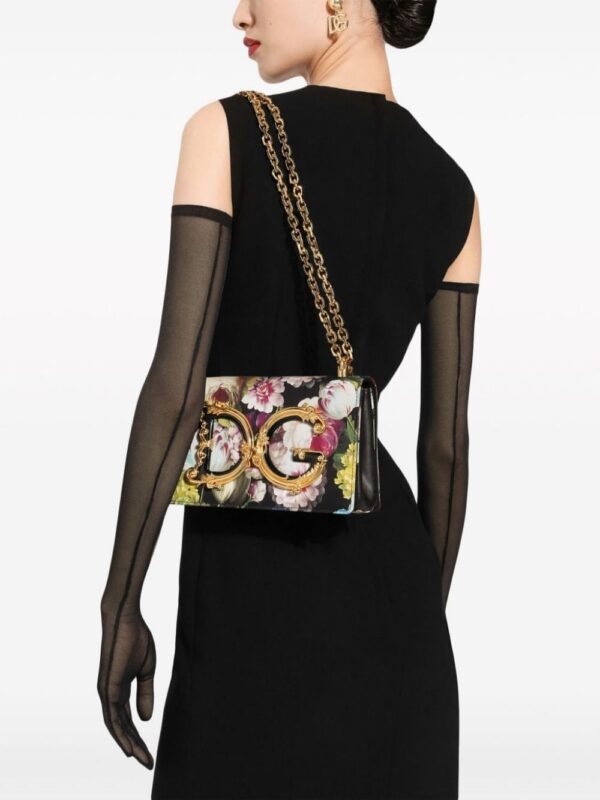 22052950_52043261_1000.jpg Dolce & Gabbana DG Girls floral-print shoulder bag