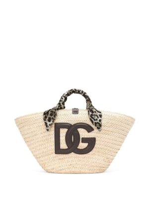 22052966_52045331_1000.jpg Dolce & Gabbana medium Kendra logo-patch tote bag