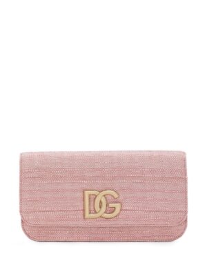22052987_52043921_1000.jpg Dolce & Gabbana 3.5 logo-plaque clutch bag