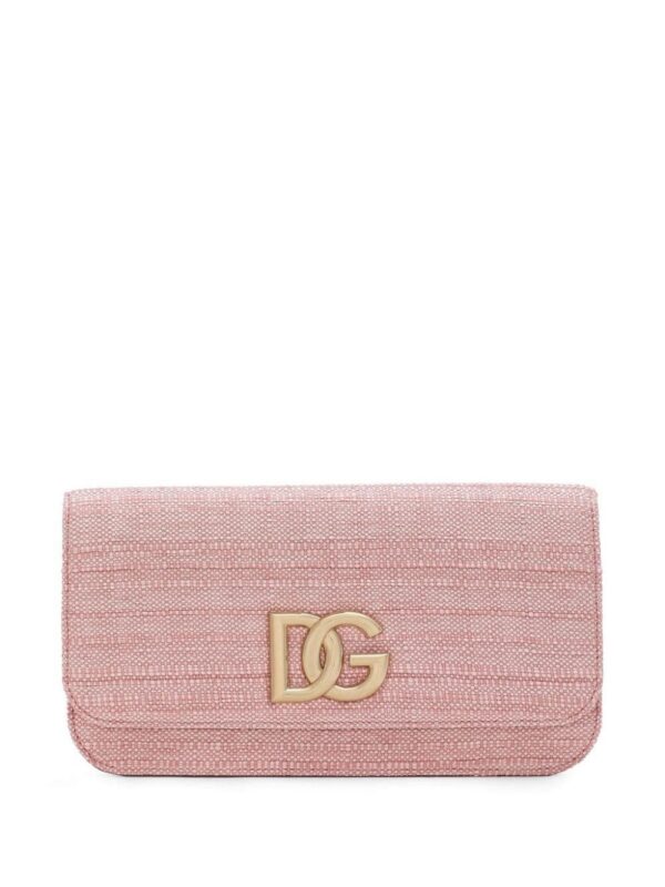22052987_52043921_1000.jpg Dolce & Gabbana 3.5 logo-plaque clutch bag